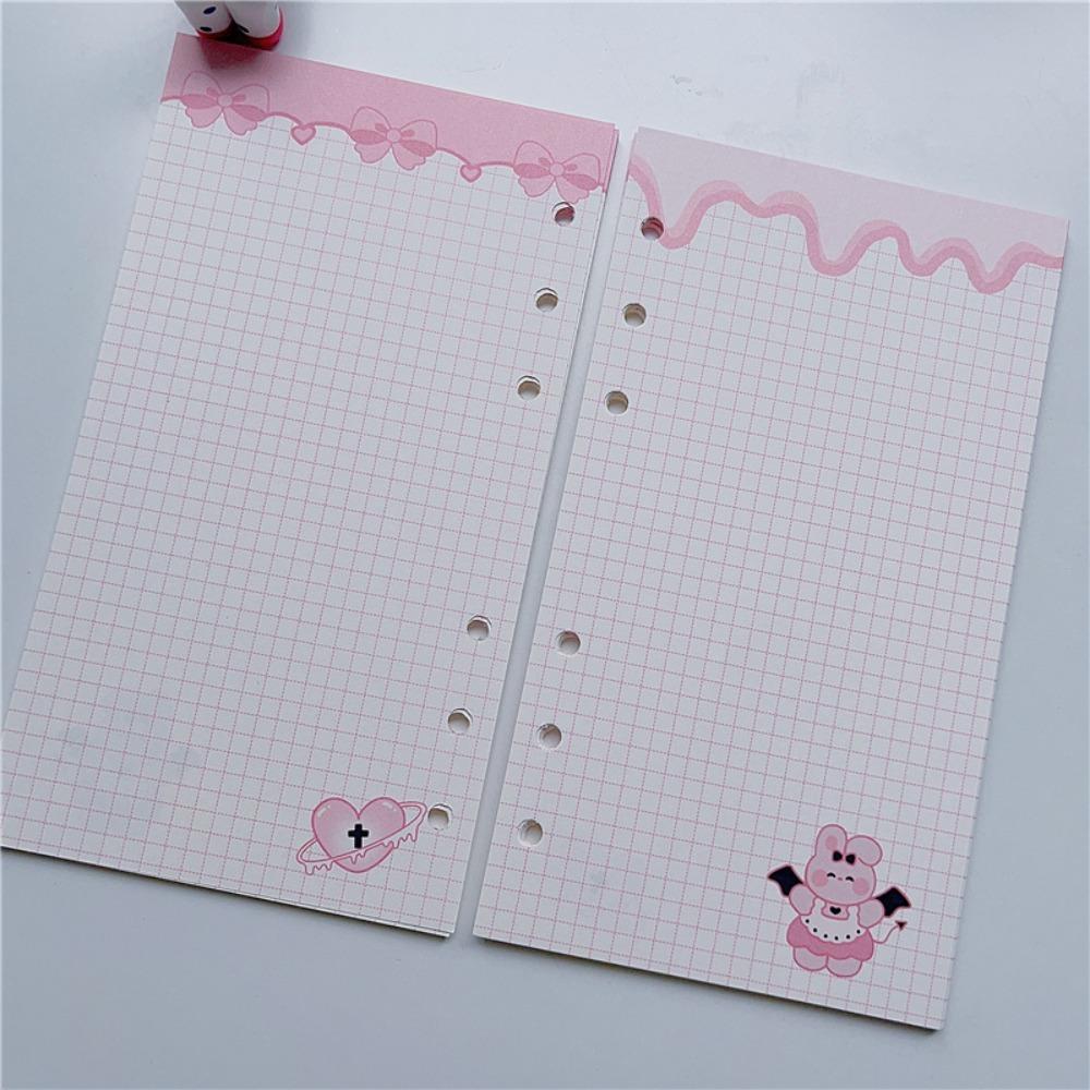 45 Sheets Inner Refill Spiral Binder Paper Heart Notebook Index Inside Page  Kids Student Gifts