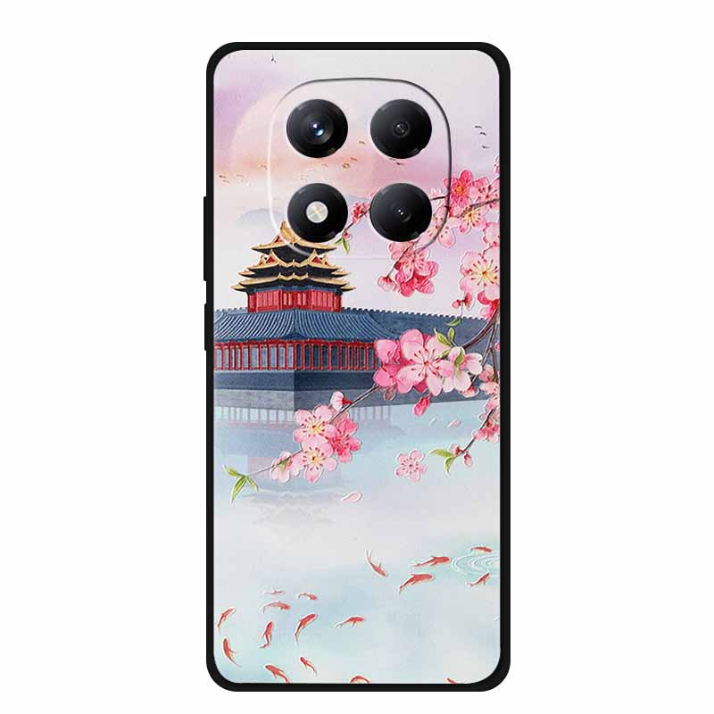 3D Цветочный тисненый чехол для Redmi Note 15 5G (Китай) Чехол Мягкий Силиконовый Чехол Для Телефона Для Note 15 5G Для Китая Чехлы Оболочка Coque