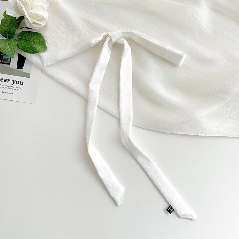 Роскошный Узкий Короткий Женский Шелковый Шарф Повязка для Волос Лента для Волос Шелковая Лента Маленькая Лента для Ручки Сумки Шарфы Косынка Женский Галстук