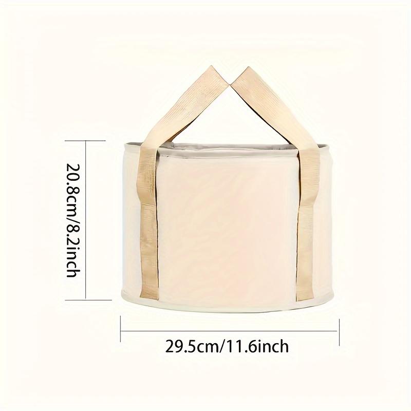 1 шт. Складная ванночка для замачивания ног - Изолированный таз для путешествий/дома, Портативное спа-ведро с ручками | Без питания, Без запаха