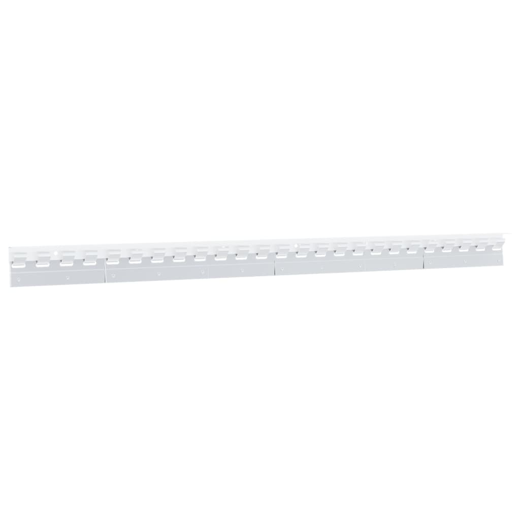 Clamp Strips 6 pcs Silver 20 cm Stainless Steel