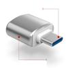 3colors Aluminum USB Type C Adapter Male To USB 3.0 Female OTG Cable Converter Portable TypeC Port Adapter For Smartphone