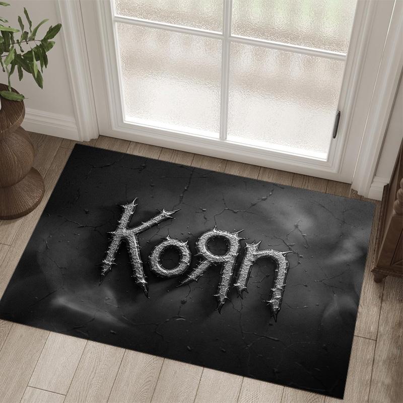 Korn Design Crystal Velvet Carpet Cozy Non?Slip Printed Rug For Bedroom Living Room Entrance