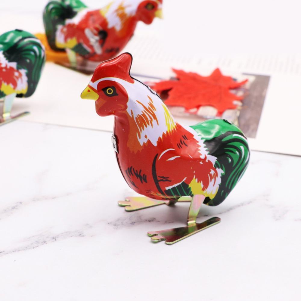 Collection Gift Games Accessories Interative Toy Wind Up Frog Clockwork Toy Iron Clockwork Frog