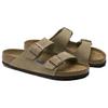 Birkenstock Arizona Мягкие шлепанцы-сабо с стелькой Унисекс Тауп Обычный 0951301