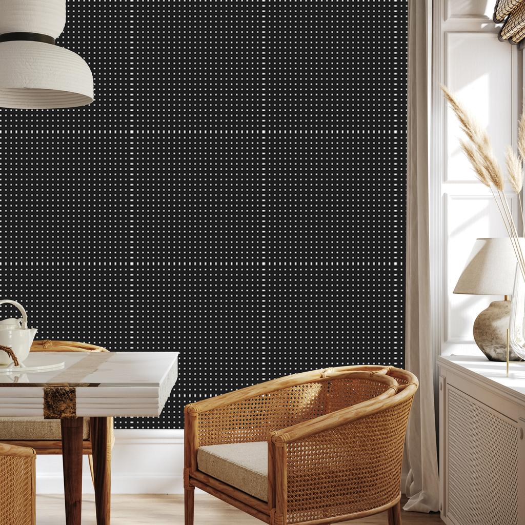Graphite Dots Wallpaper for Living Room and Bedroom 50x1000