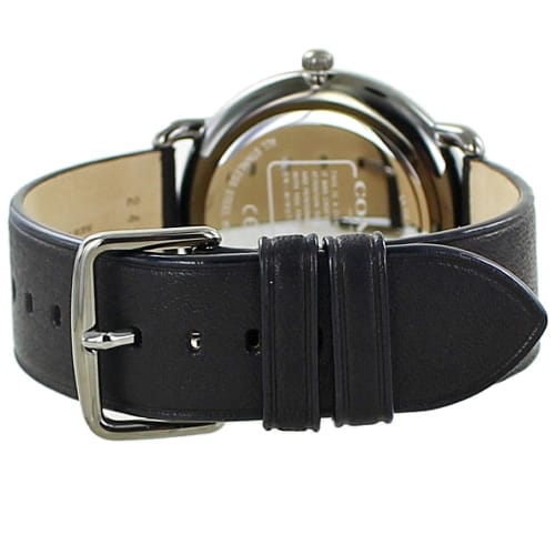 Coach Men's Elliott Leather Watch with Leather Strap 14602645