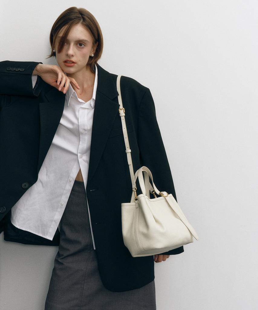 Jillstuart Acc [Bloom] Leather Bloom Crossbody & Tote Bag S 3 Colors