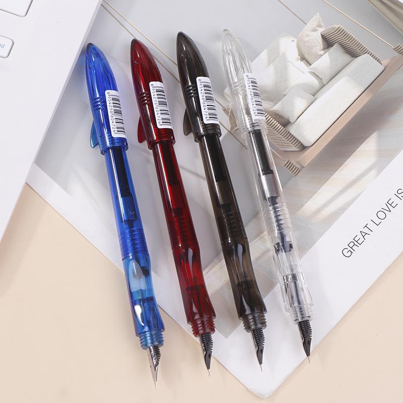 Пластиковые перьевые ручки 0,5 мм F-образный наконечник, симпатичные ручки в форме акулы, каллиграфические чернила, школьные канцелярские принадлежности, канцелярские принадлежности для студентов, подарки