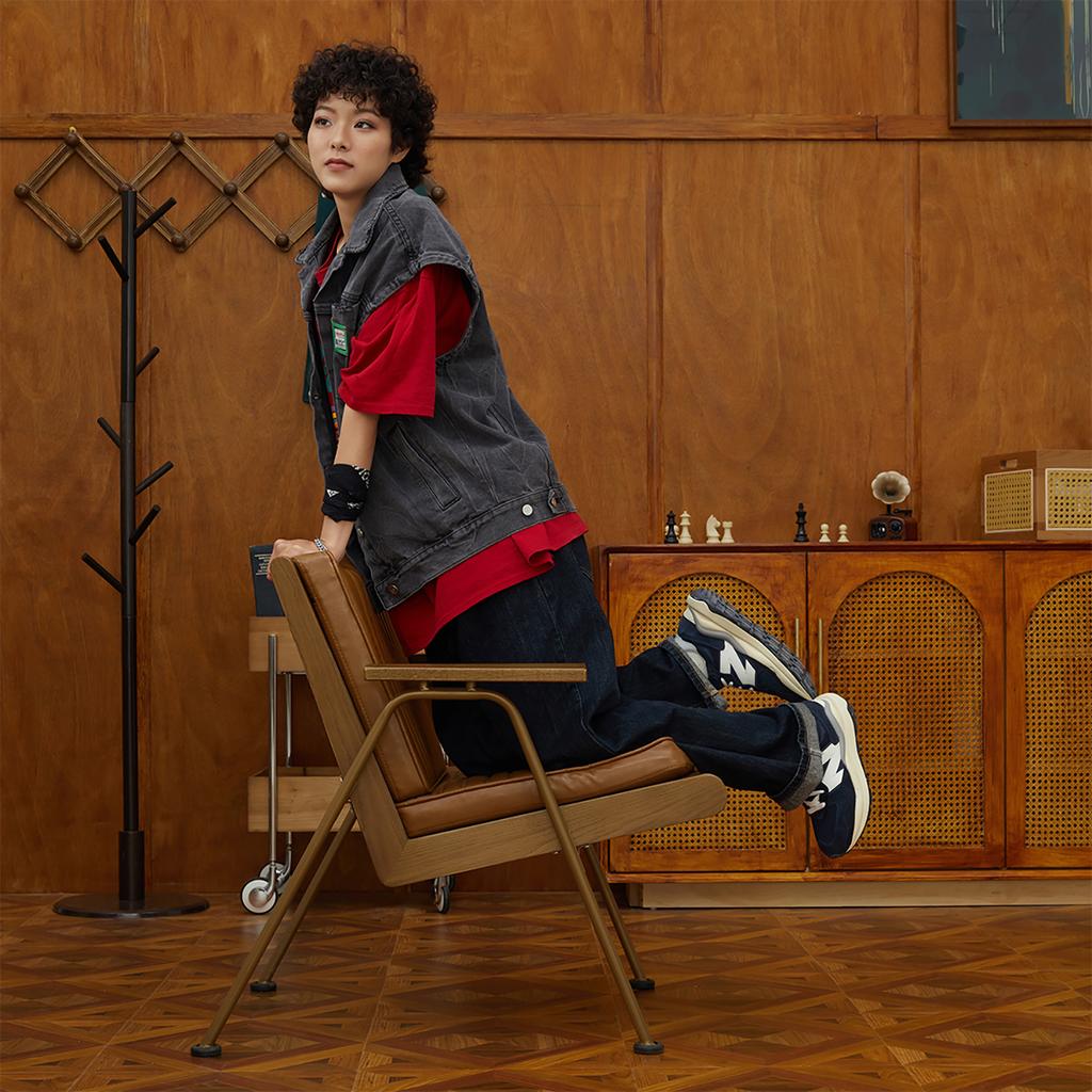 New Balance Кроссовки унисекс Eclipse Sea Salt 57/40 Синие Черные M5740VLB