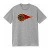 Retro Vintage Western Maryland Scenic Line Wing Print Casual T Shirt vintage Washed Top For Everyday Wear Breathable fashion