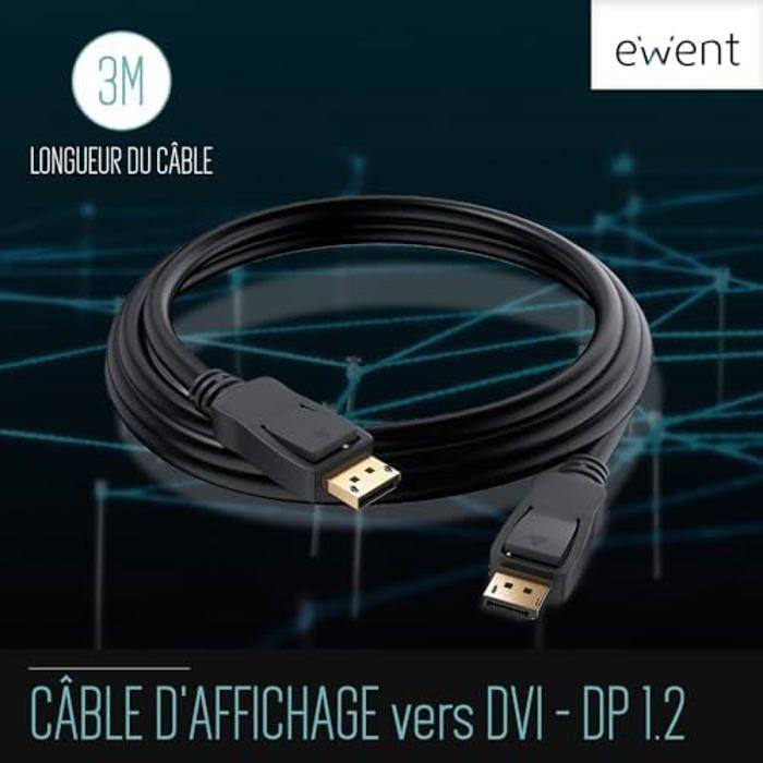 CABLE DISPLAYPORT EWENT DP/M - DP/M 3M NEGRO