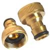 Male Durable 1PC Water Hose Snap Threaded Fitting Hosepipe Pipe Adaptor Tap Quick Connector Brass
