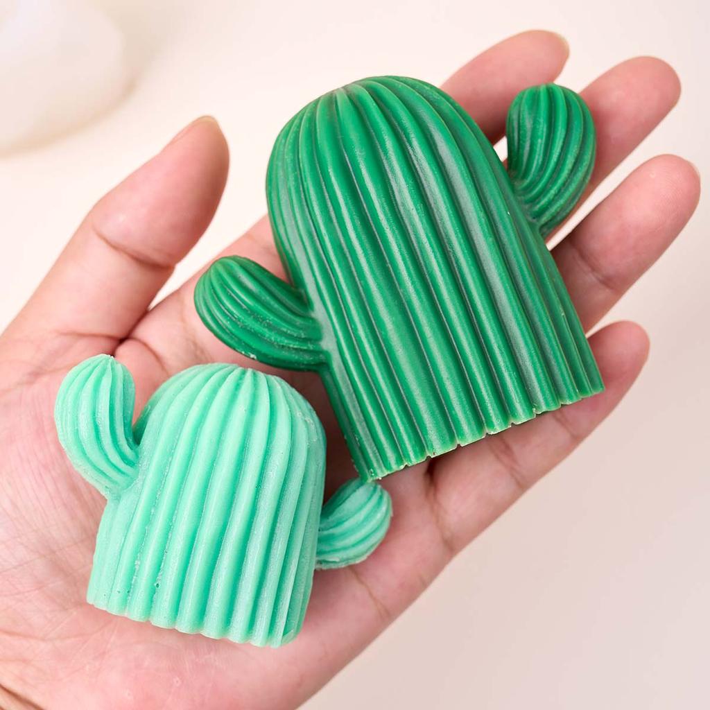 3D Кактус Ароматерапевтическая Свеча Силиконовая Форма DIY Симуляция Суккулентное Растение Глиняные Формы Мыло Гипс Смола Изготовление Поделок Домашний Декор