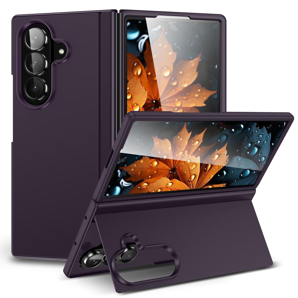 for Galaxy Fold 7 5G Phone Cover,Colorful Built-in Kickstand Shockproof Case for Samsung Galaxy Fold 6 /Fold 5/Fold 4 Cases