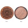Ahvqevn Guitar Wooden Soundhole Soundhole Cover Block Feedback Buffer EQ Mahogany Wood для акустической гитары в стиле фолк 1,