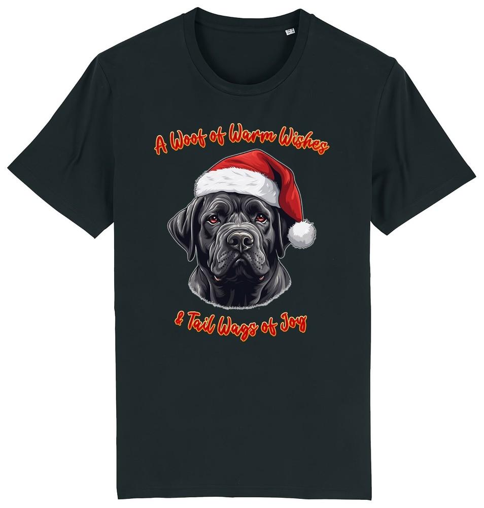 Kids CANE CORSO Christmas T-Shirt Santa Dog Woof Wishes Dogs Boys Girls Gift Pet