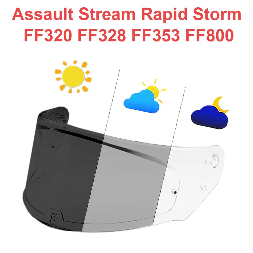 Ветровые щитки для FF320 Stream FF353 Rapid FF328 FF800 Shield Pin Мотошлем Замена Дополнительная линза Черный Иридиевый Серебристый