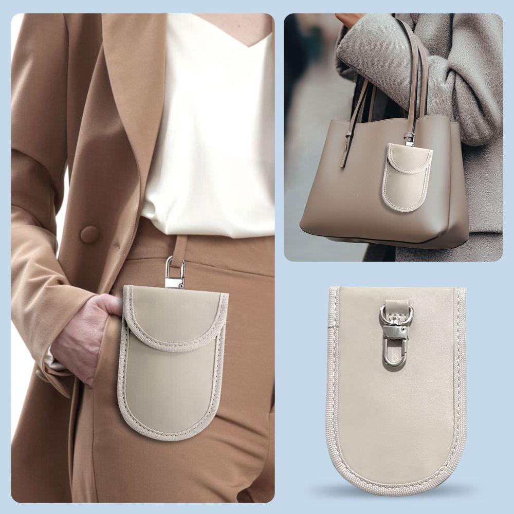 Klatka Faradaya Tech-Protect Klr100 Pouch Keyless Rfid Signal Blocker Case Caffe Latte