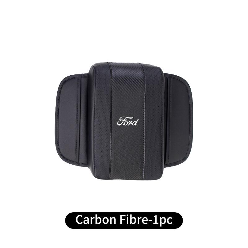 KLKD5 Car Armrest Mat Interior Armrests Storage Box Mats Waterproof Armrest Protector For Ford Fiesta Ranger Mondeo Escape Ecosport