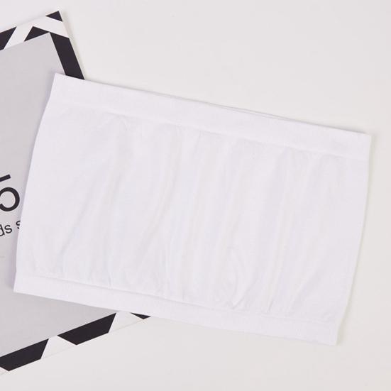 Женский невидимый бюстгальтер без бретелек с мягкой подкладкой, беспроводной противоскользящий пуш-ап, мягкий однотонный эластичный антиэкспозиционный бюстгальтер