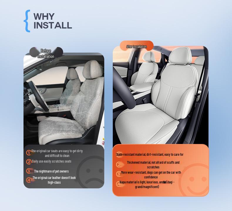 Подушка на сиденье Kaiyuan Q05 - Универсальная, дышащая чехол на автомобильное сиденье для всех сезонов, для вентиляции и модификации.