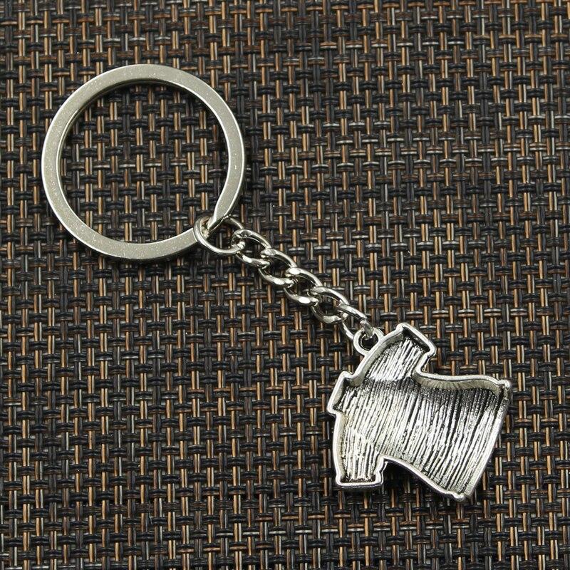 Fashion 30mm Key Ring Metal Key Chain Keychain Jewelry Antique Bronze Plated No.1 Football Clothes 25x26mm Pendant