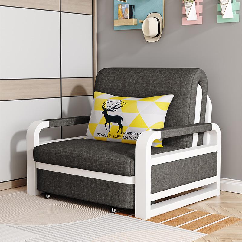 Multi-Functional Sofa Bed for Small Spaces: Convertible Single Bed for Living Room or Balcony