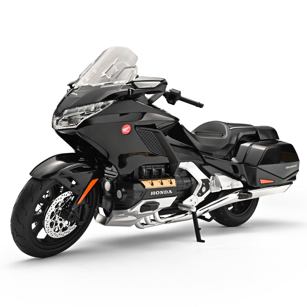 1/9 HONDA Gold Wing GL1800 Сплав Спортивная Модель Мотоцикла Литьевой Металл Модель Туристического Мотоцикла Звук Свет Детская Игрушка Подарок