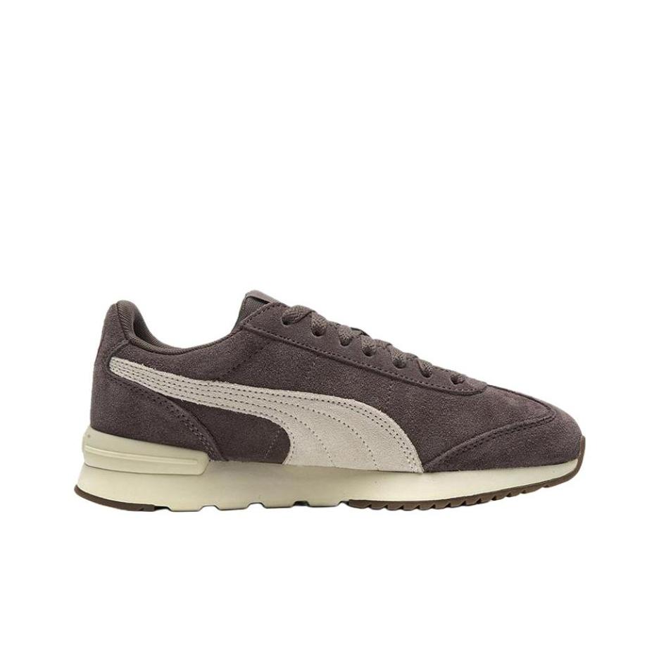 Puma R78 Wind Sd Модные Удобные Нескользящие Низкие Повседневные Кроссовки Унисекс Серо-Коричневые 402660-05