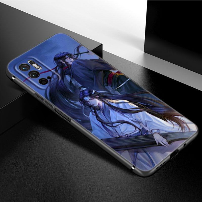 Anime Mo Dao Zu Shi Phone Case For Xiaomi Redmi Note 11 10 9 8 Pro 11T 5G 10T 10S 9S 9T 9i 9C 9A 8T Soft TPU Black Cover Funda
