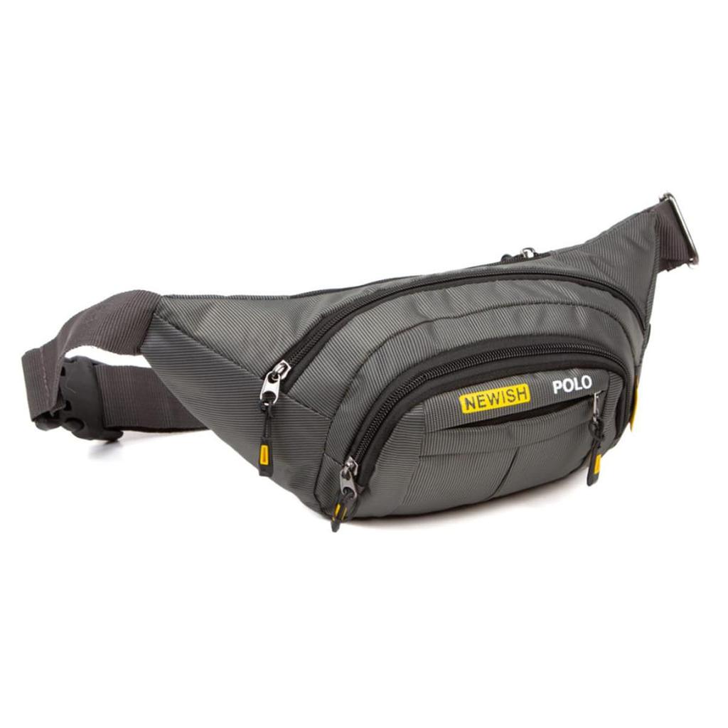 Lederax Fashion Men Women Waist Bag Casual Purse Large Phone Belt Bag Pouch Outdoor Travel Phone Bag Hip Bags