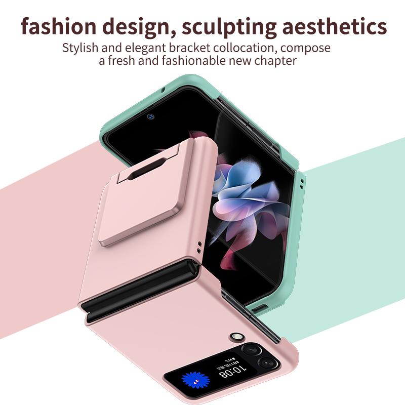 Противоскользящий простой чехол для мобильного телефона Samsung Z Flip4 5g, складной чехол для Samsung Galaxy Z Flip4 Flip 4 Flip3 Flip 3 Zflip4