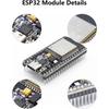Плата разработки ESP-WROOM-32 ESP32 ESP-32S 2,4 ГГц Двухъядерный Микроконтроллер Процессор Интегрированный 30-контактный/38-контактный