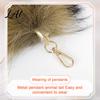 Comfy Fluffy Masque for Parties DIY Therian Kit Plush Furry Fox/Cat Animals with Realistic Fox Tail Eye Mesh Christmas Halloween Masquerade Cosplay