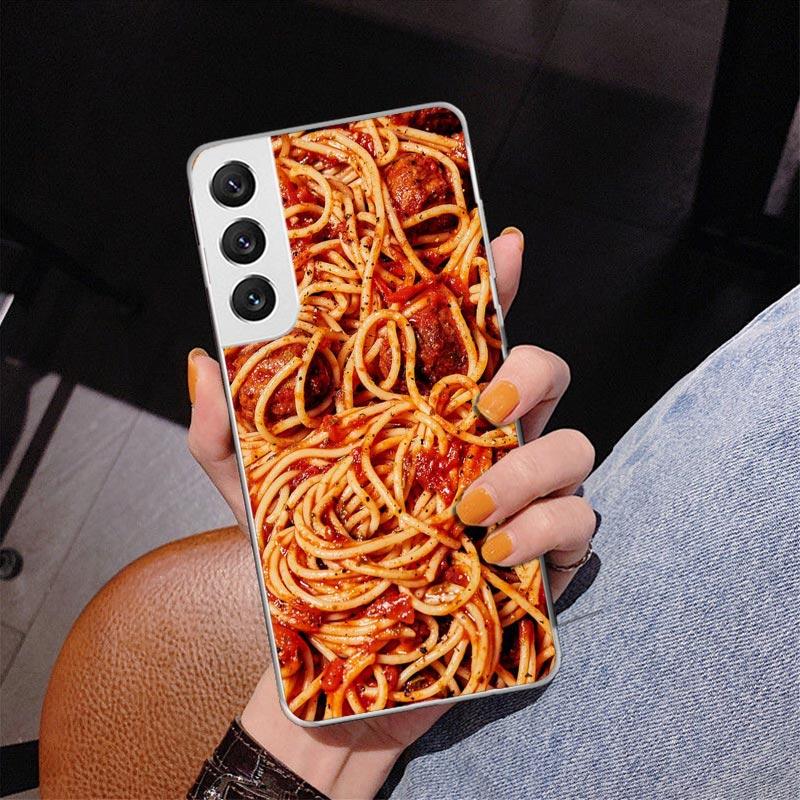 Food Fries Beer Cheese Sushi Cookie Phone Case For Samsung Galaxy S24 S25 Edge S26 Ultra S23 S22 S21 Plus S20 FE + Personalized
