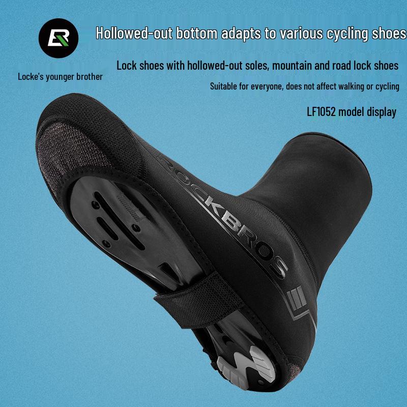 Водонепроницаемые теплые велобахилы ROCKBROS для обуви для шоссейного и горного велосипеда