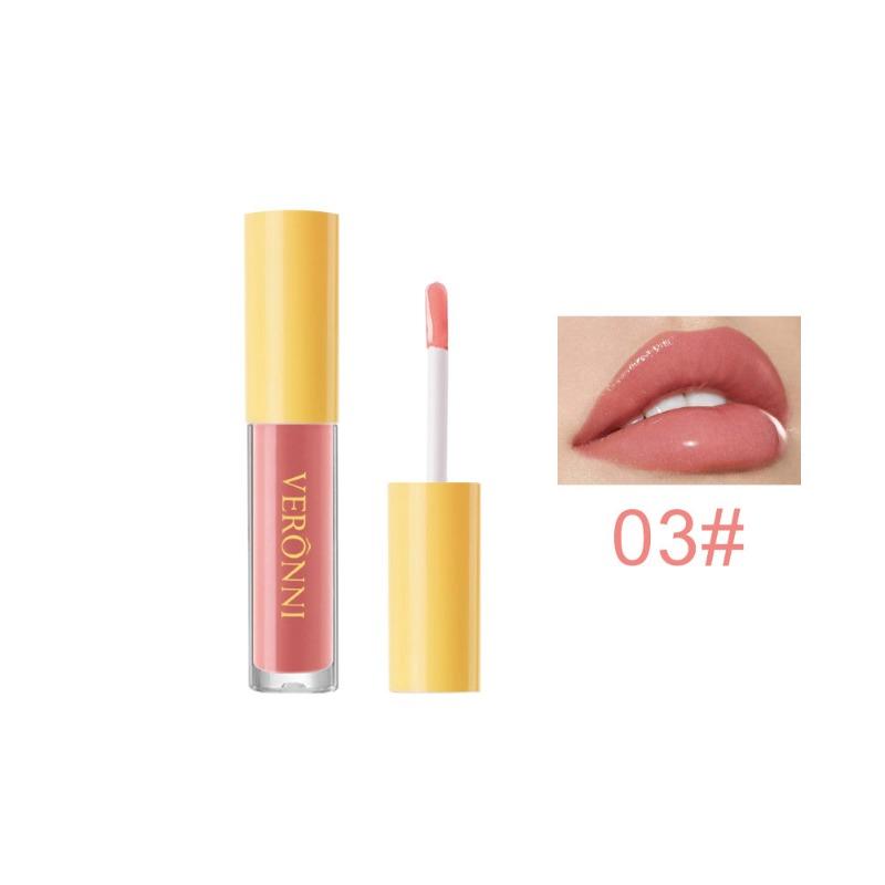 Beauty Natural and Long-lasting Moisturizing Mirror Lip Oil Fruit Flavored Plump Lips Moisturizing and Glossy Lip Balm