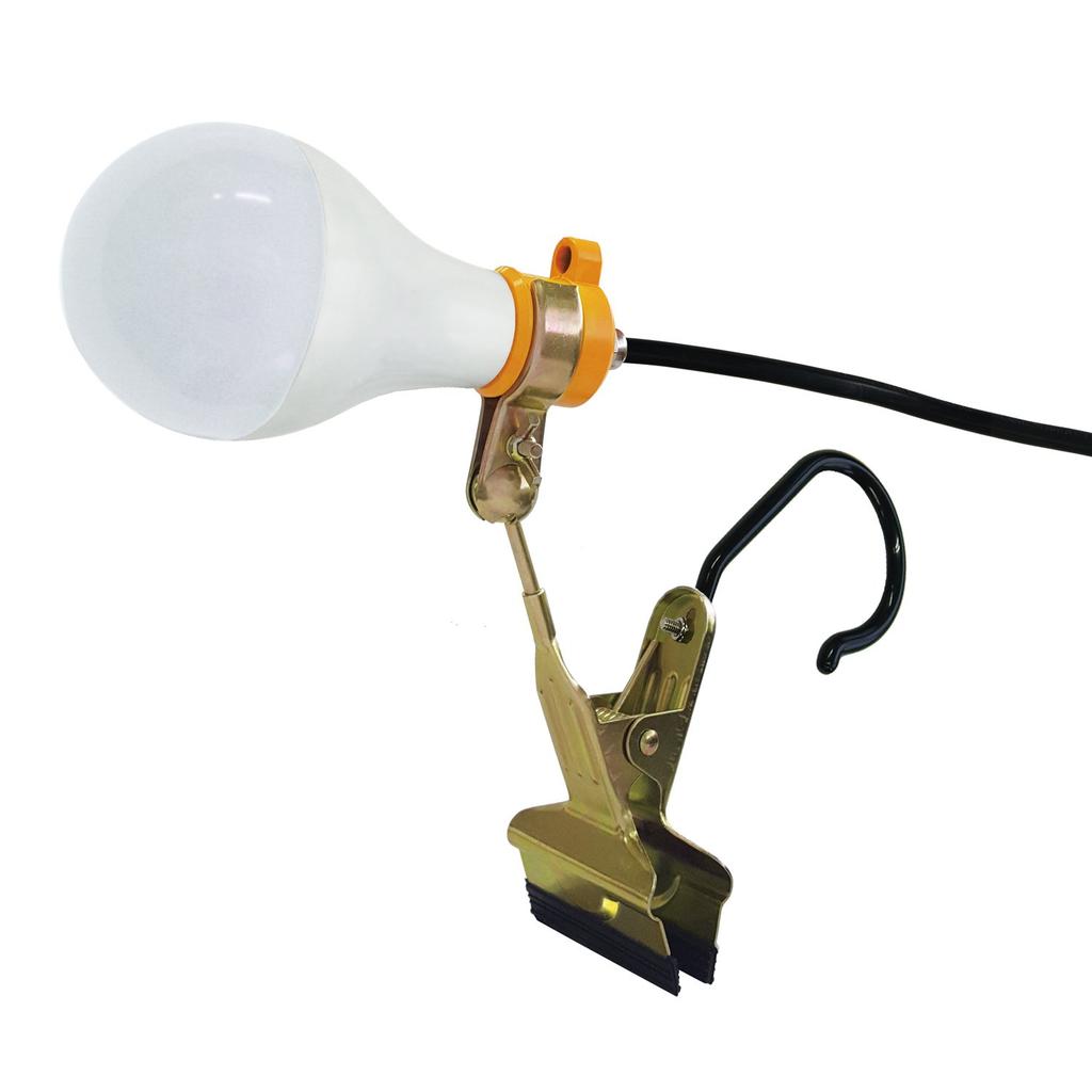 Fujikura Clip Lamp Daylight Color Body Length 169mm x Diameter 80mm LED-15W (Indoor/Outdoor) KY-15W Size
