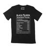 Men's T-Shirt Black Lives Matter Shirt Black Queen Nutririon Facts Tee Shirt Vintage Apparel