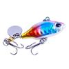 HENGJIA Spinners VIB Fishing Lures Wobblers Sequin Spoon Isca Artificial 5.2CM-8.5g for Perch Fly Fishing Trout Pesca