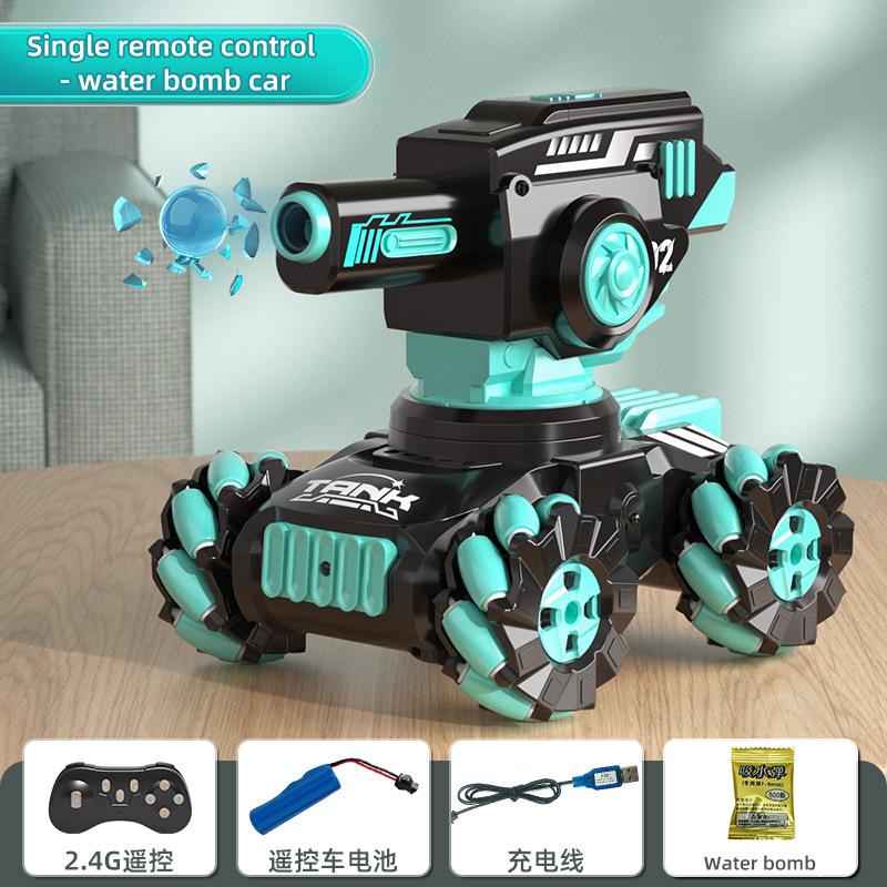 Мини Танк с Дистанционным Управлением Жестовый Бой Машина с Дистанционным Управлением Гусеничный Танк с Водяными Бомбами Детская Игрушечная Машина Радиоуправление