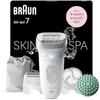 Эпилятор - BRAUN - Silk-épil 7 SkinSpa - Широкая головка - Комфортная эпиляция - Аксессуары в комплекте