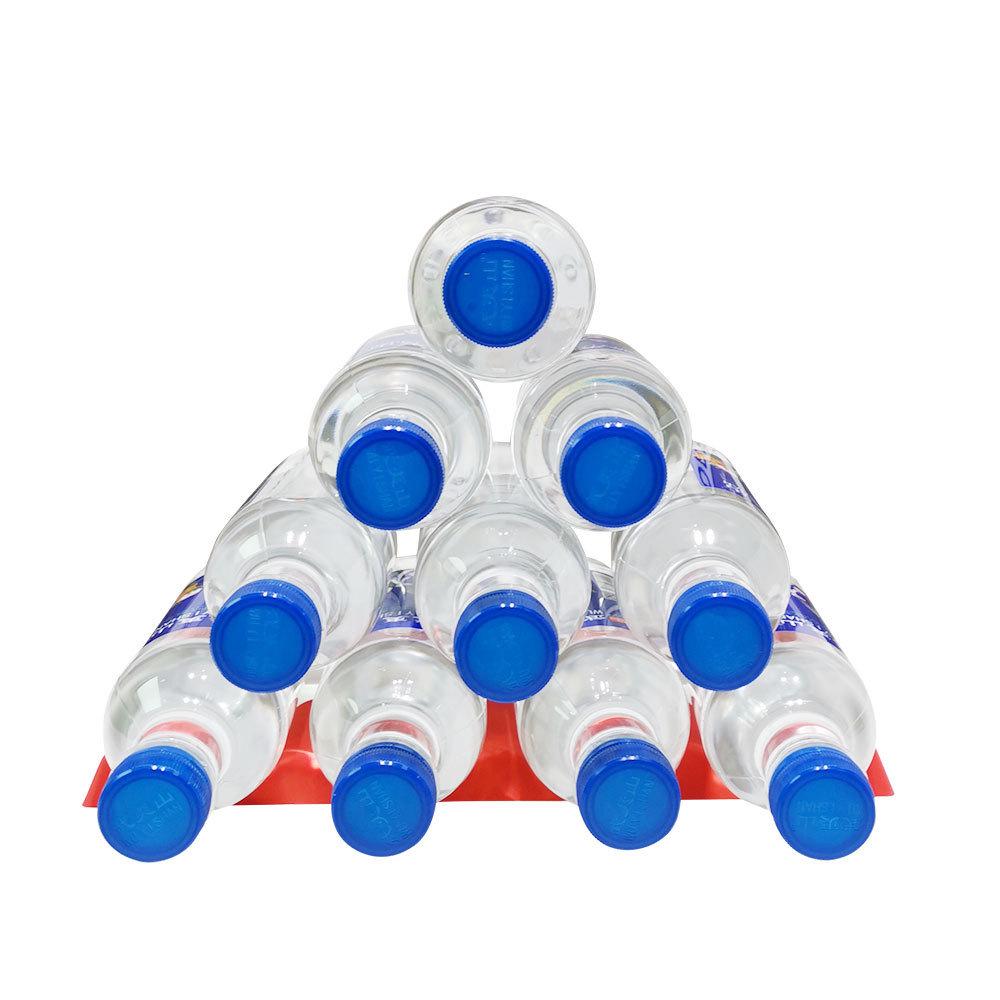 Compact Plastic Wine Bottle Storage Rack for Home Refrigerators