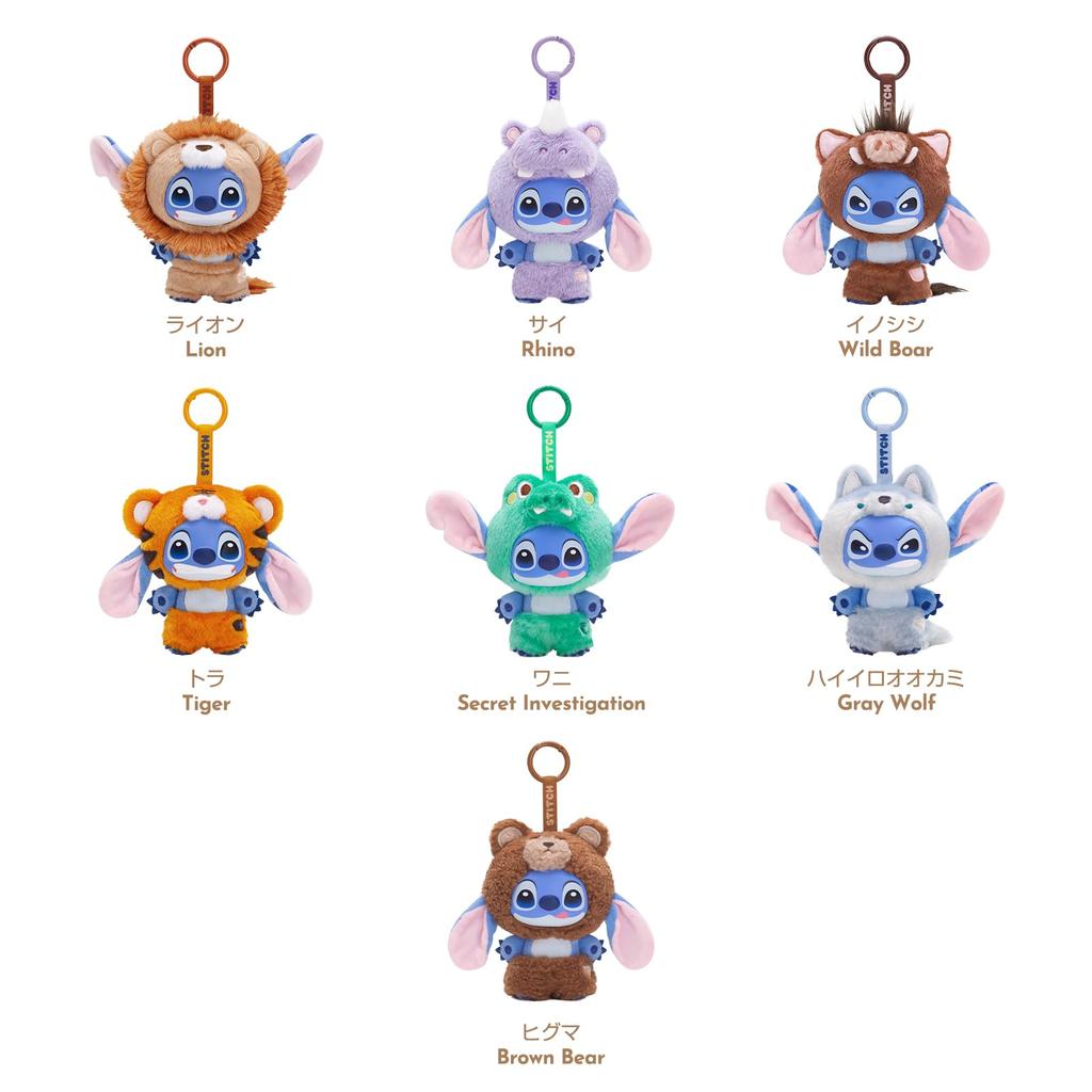 TOP TOY Дисней Стич [Дикая природа] Серия Плюшевая Мягкий Винил [1 шт.] Гачапон Фигурка Сюрприз Пластиковая Модель Премиум Игрушка Подарок на День Рождения Персонаж Стич