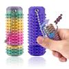 3D Printed Little Spiky Sensory Roller Toys Stress Relief Spiky Stim Tactile Keychain Mini Grippie Fidget Toys Keychain Pendant