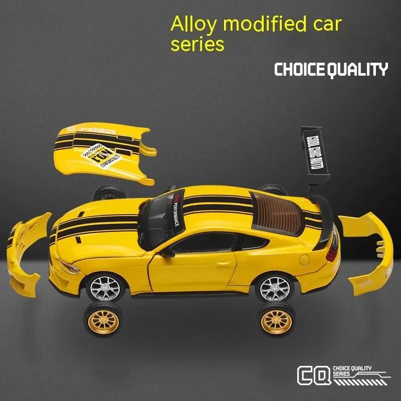 Набор для самостоятельной сборки модели автомобиля Ford Mustang из легкого сплава в масштабе 1/42 — уникальная коллекционная гоночная машина для любителей и энтузиастов