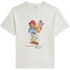 Polo Футболка с принтом Polo Bear, короткий рукав, круглый вырез, детские топы 323A12428-001