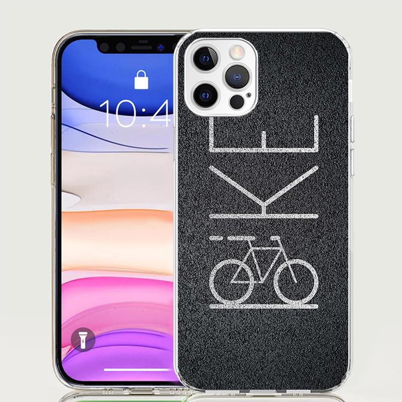 Спортивный чехол-держатель для телефона на велосипед для Apple iphone 16 15 14 13 12 Mini 11 Pro Max 16E X XS XR 7 Plus 8 + SE 2020 Модный Fundas