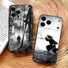 Чехол для телефона Miyamoto V-Vagabond Musashi для iPhone 17,16,15,14,13,12,11 Plus,Pro Max,XS,Мягкий черный чехол